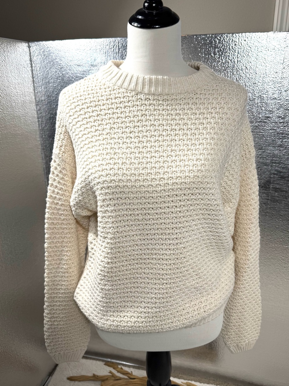 Universal Thread Cream Colored Knit Sweater